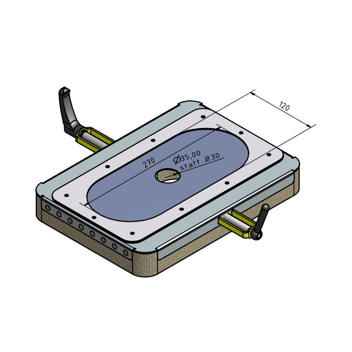 Stechling Dichtplatte 22mm